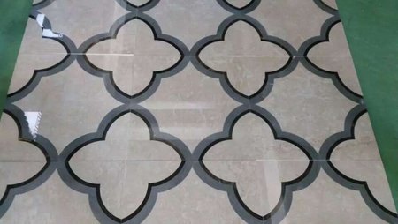 Waterjet parquet