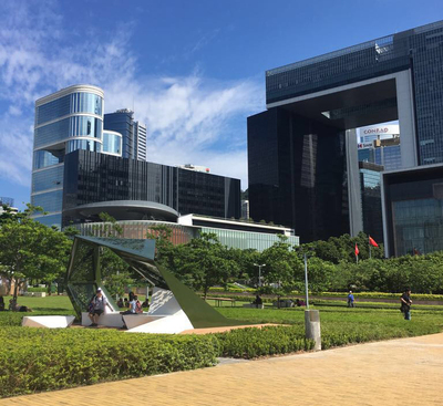 Hong Kong stone bench case